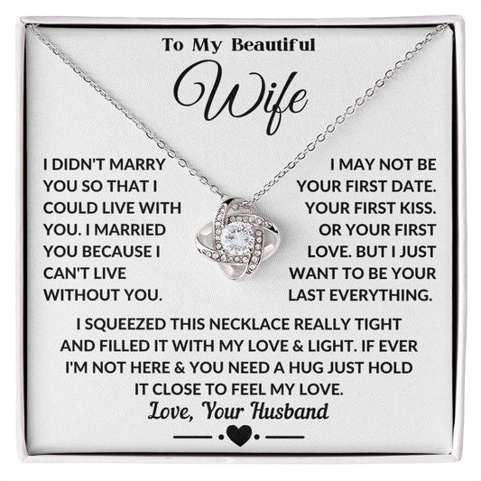 Beautiful Wife: Love Knot Necklace